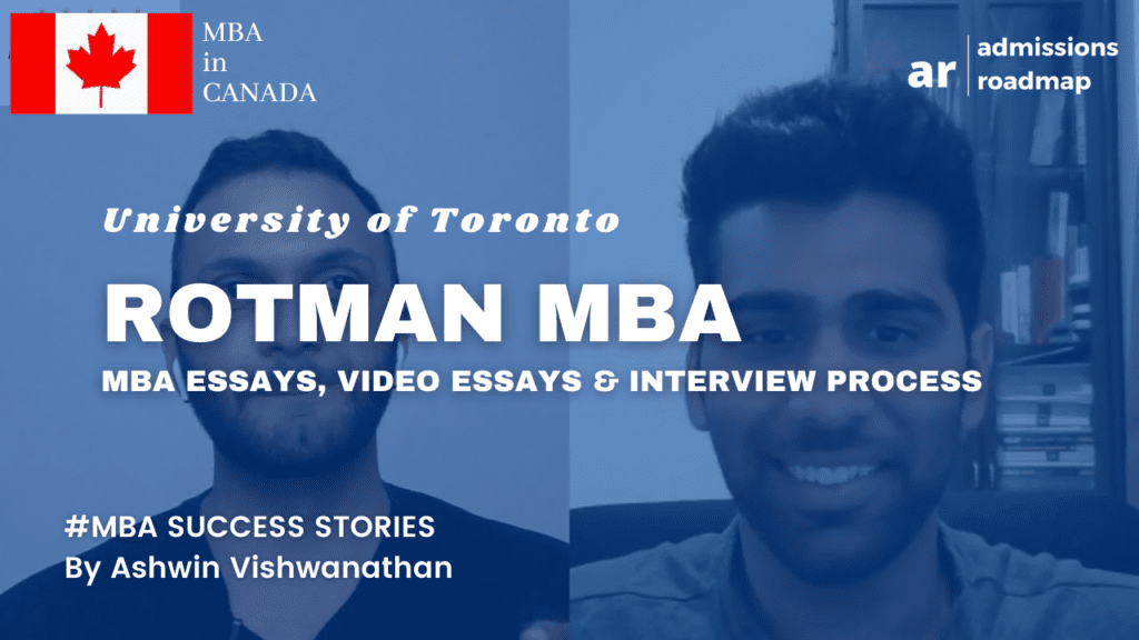 Rotman MBA Essays