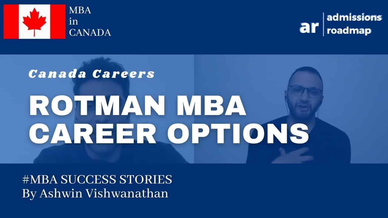 Rotman MBA Careers